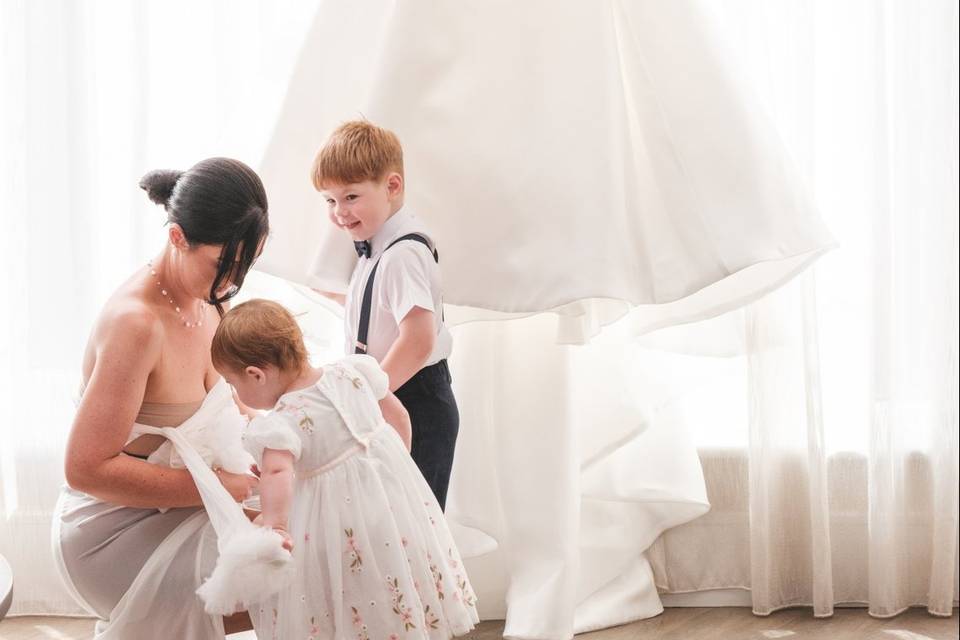 Your dress is the moment
