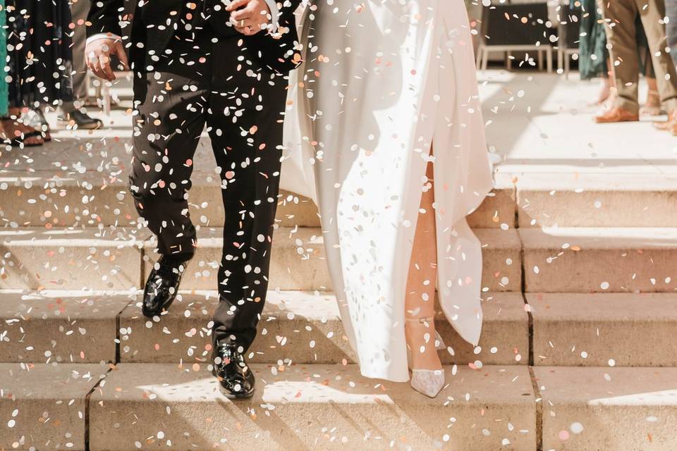 Confetti shower