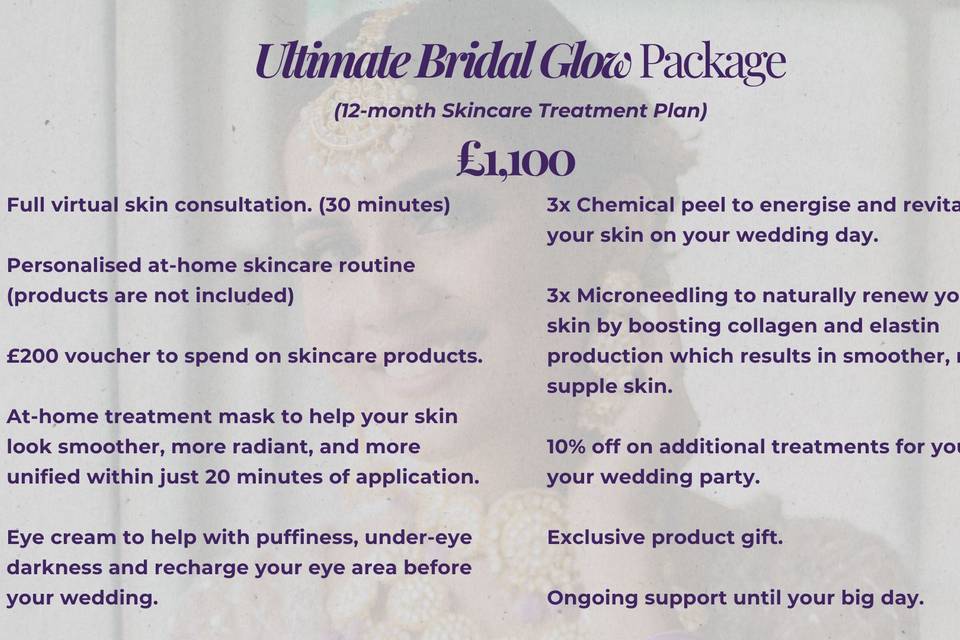 Ultimate Bridal Glow Package