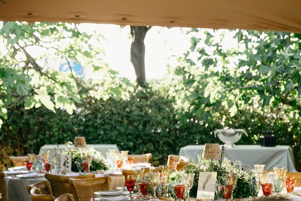 Wedding Table Setup