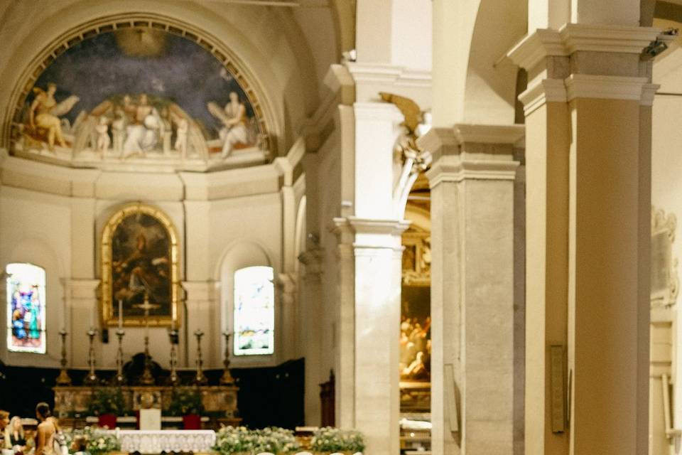 Wedding Church Setup