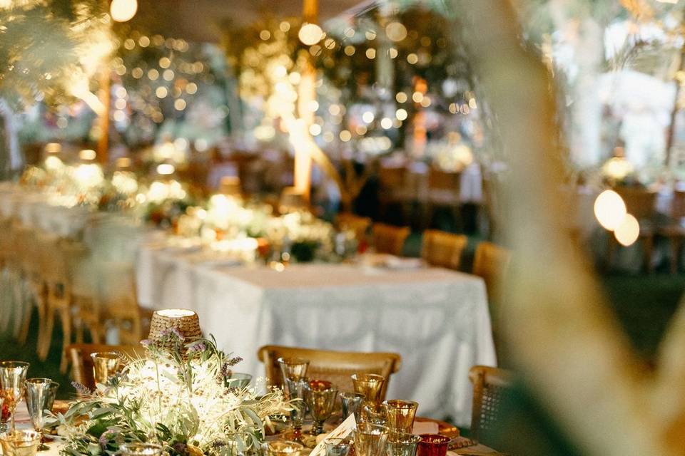 Wedding Table Setup