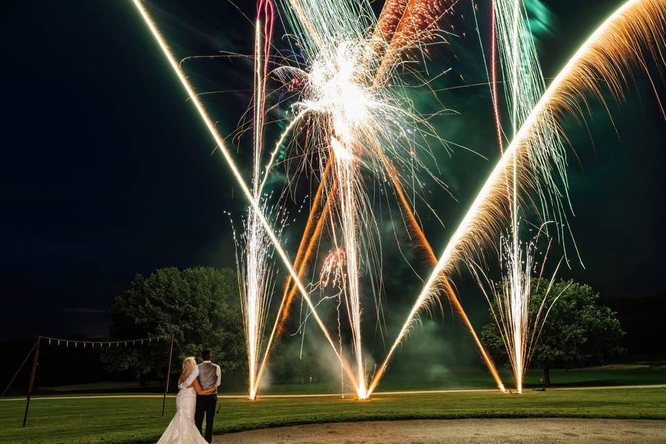 Rudding House fireworks