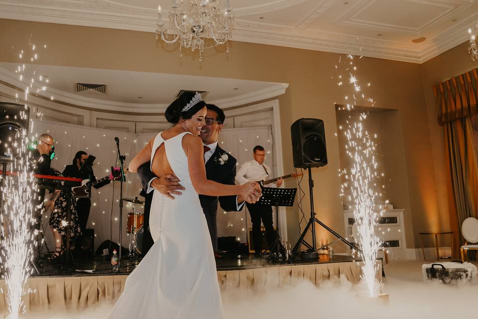 First dance fireworks