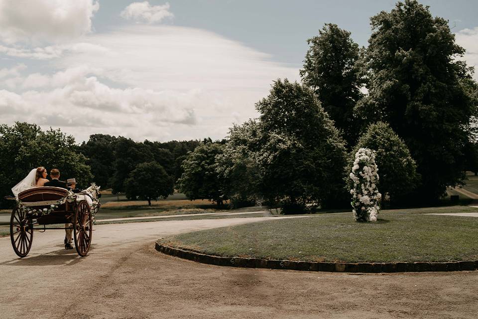 Rudding House arrival