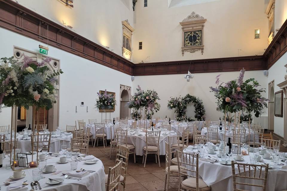 Great Hall Wedding Breakfast