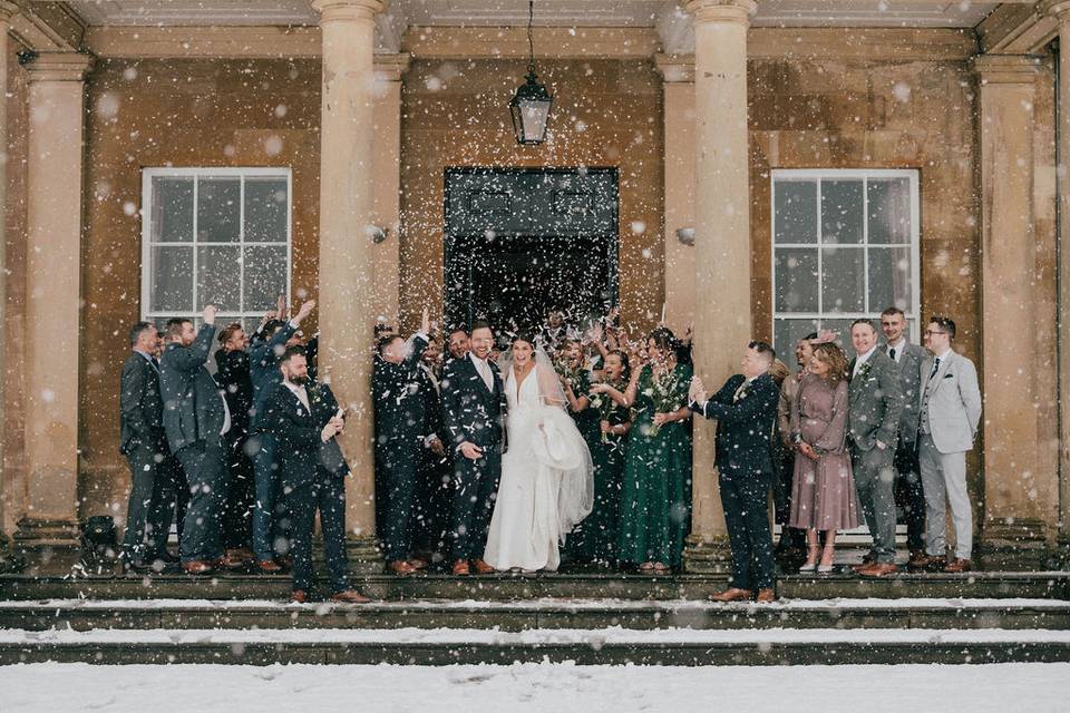 Rudding House winter confetti