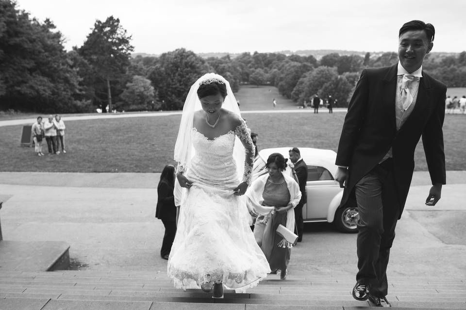 Wollaton Hall and Deer Park - Hall Steps