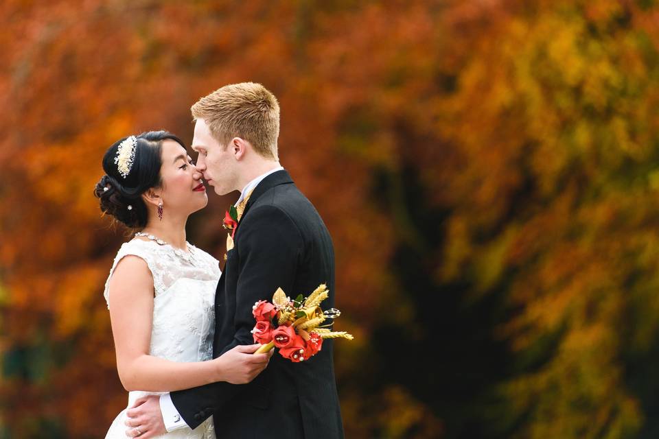 Wollaton Hall and Deer Park - Formal Gardens Autumn - Martin Cheung Photography