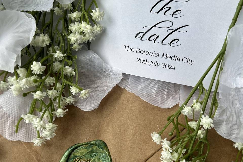 Save-the-date card