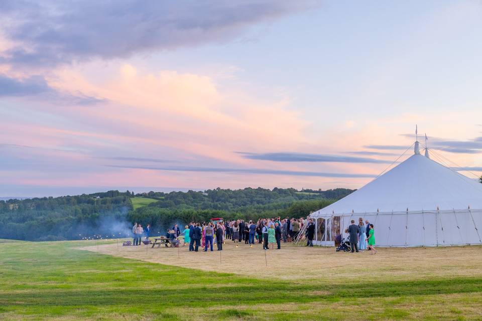 Marquee at Brightling Park