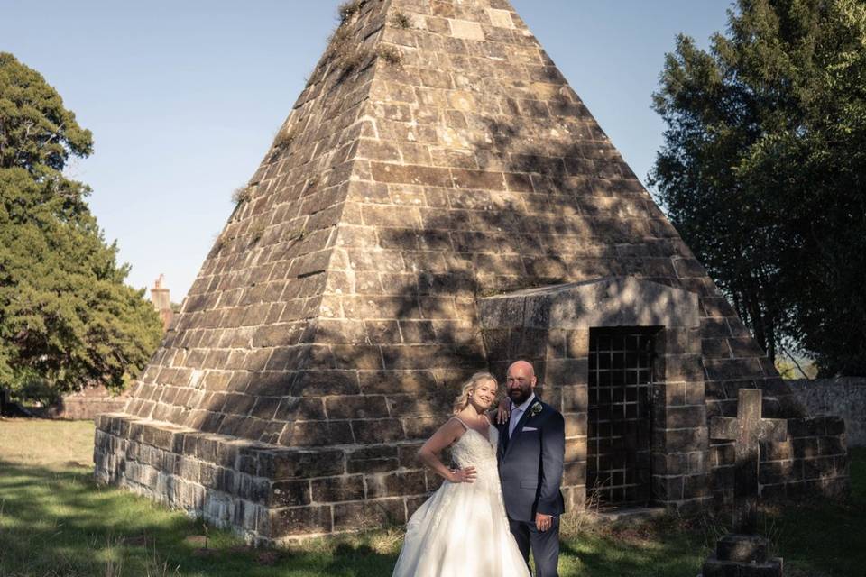 The Pyramis in churchyard