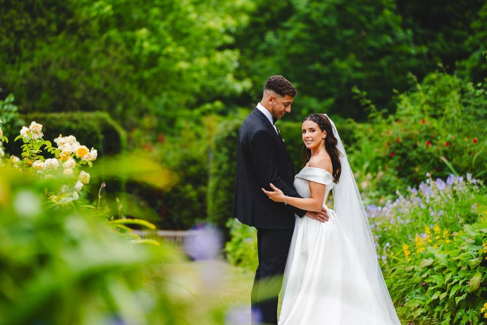 Walled Garden Couple Shots