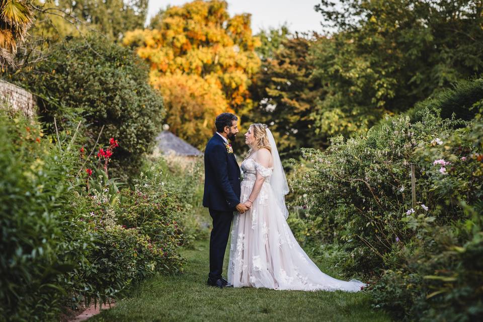 Walled Garden Couple Shots