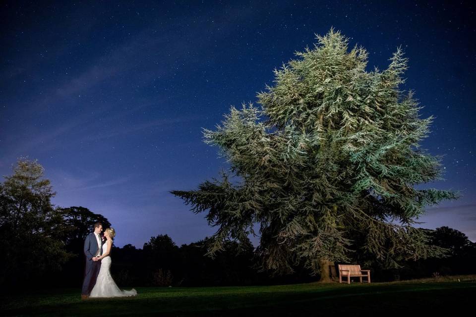 Under the night sky - S. R. Urwin Wedding Photography