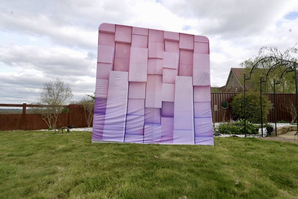 The 3D brick Background