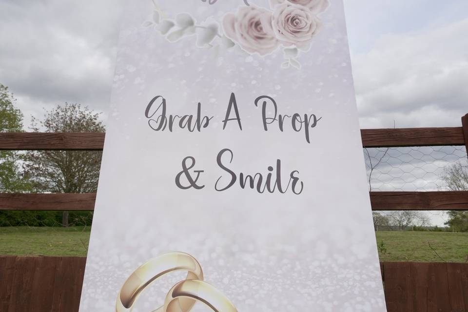 Wedding Booth Banner