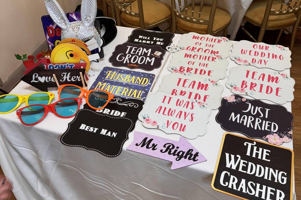 Wedding props