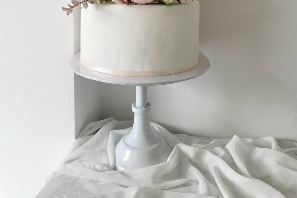 3 tier pink marble