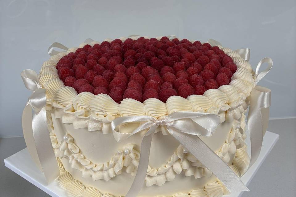Raspberry topped. 10inch