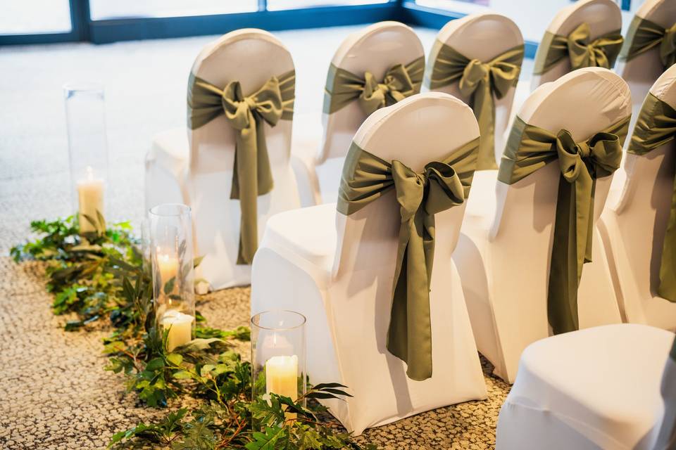 Pier Eight close up ceremony