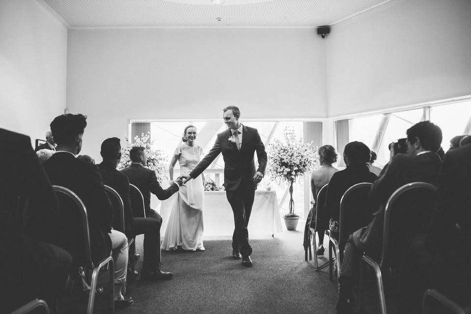 Newlyweds at The Lowry