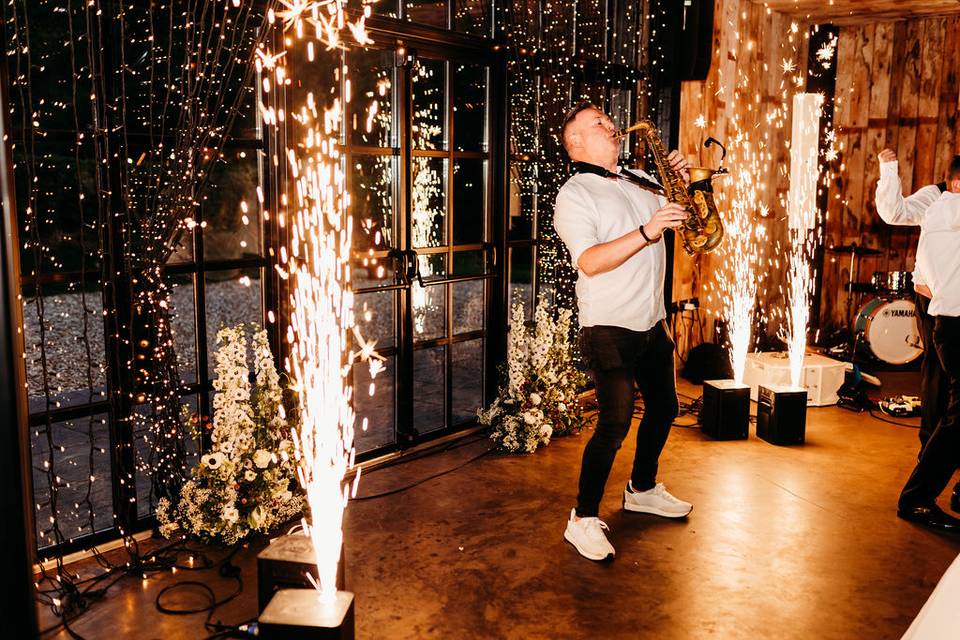 Saxophonist Wedding Party