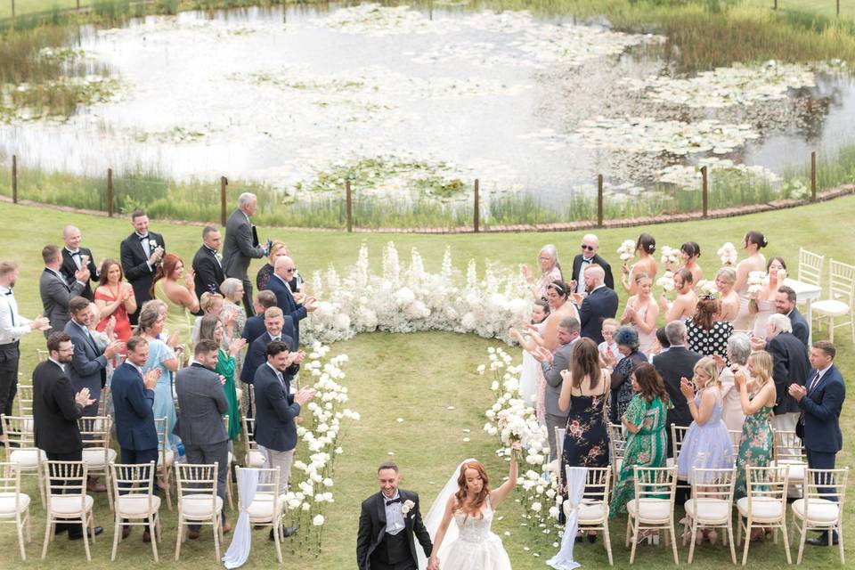 Outdoor summer wedding