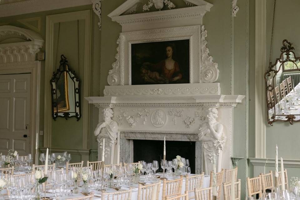 The dining room