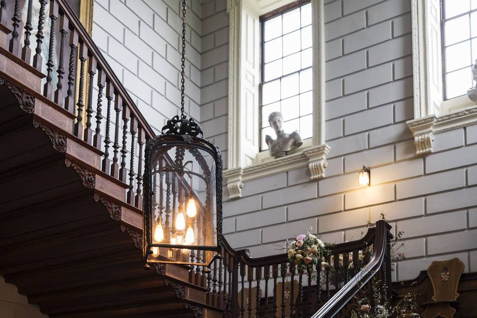 The beautiful grand staircase
