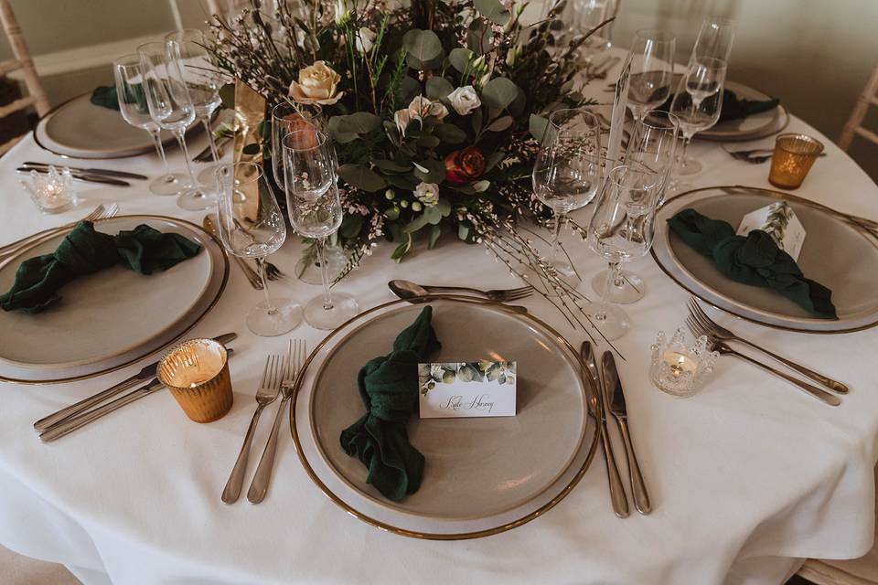 Beautiful table scape
