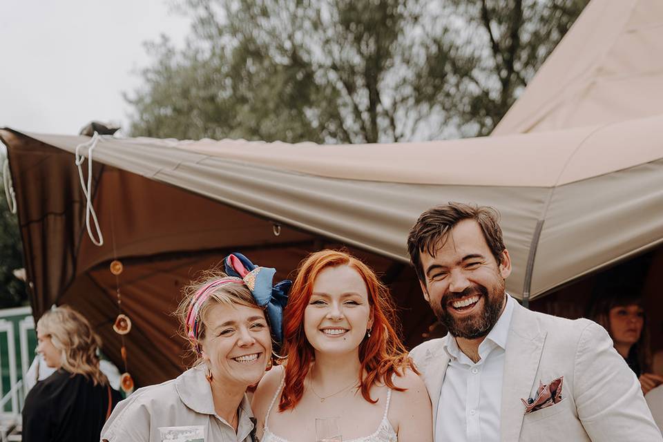 Cheers to the beautiful Bride