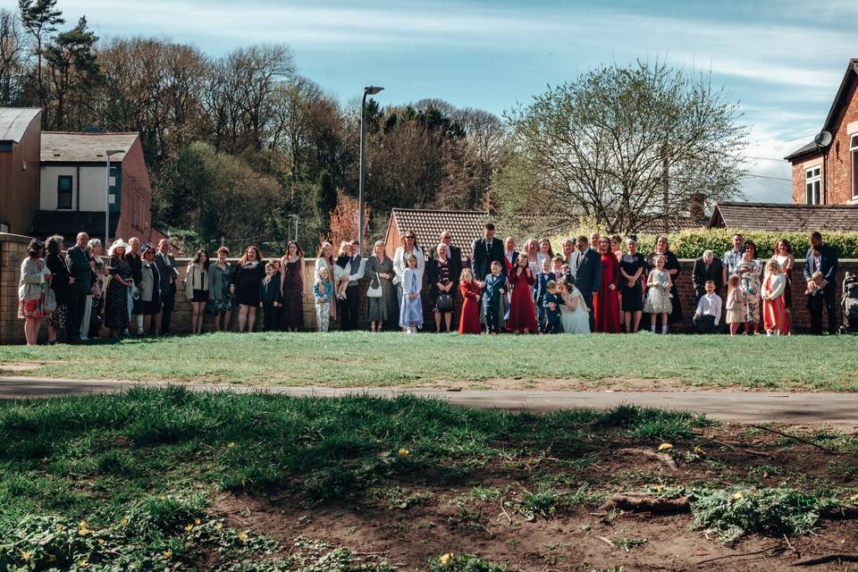 Full wedding photo