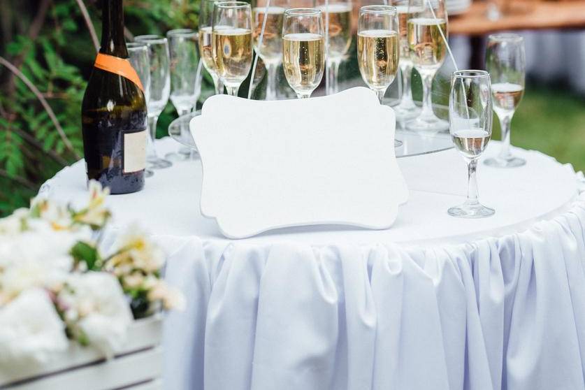 Wedding Reception Champagne