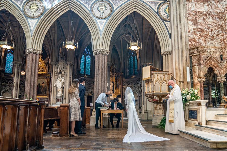 Signing of the Register