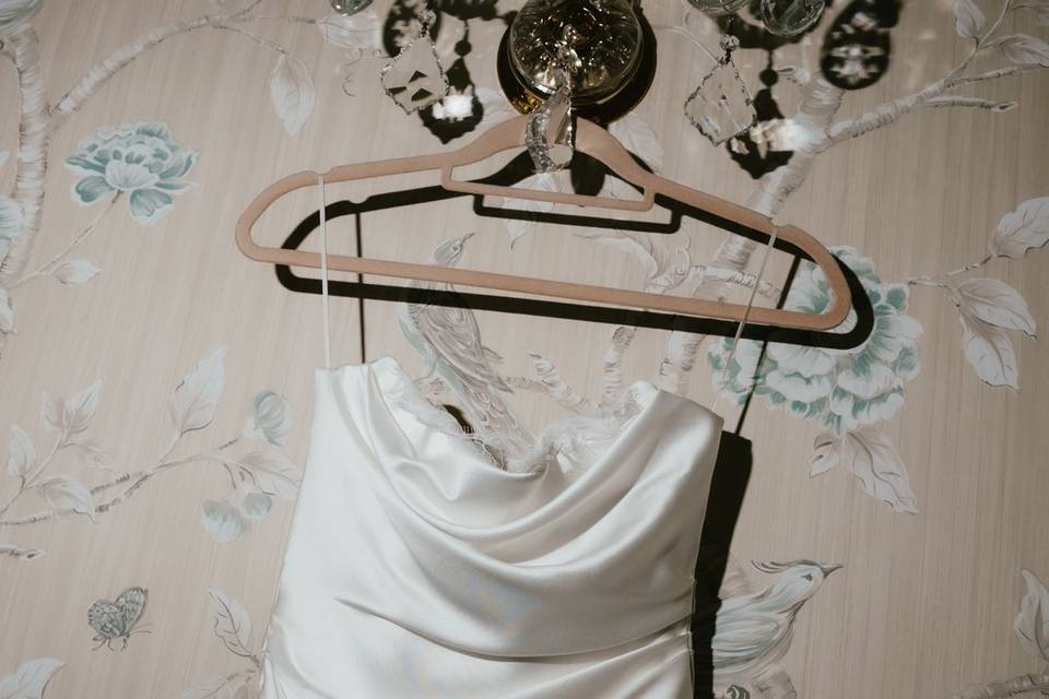 Bride's dress