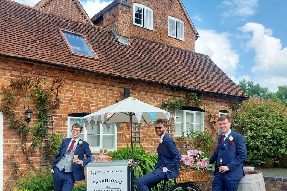 Groom and groomsmen
