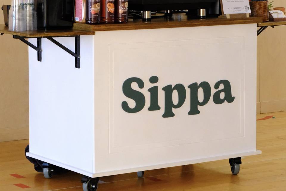 Our coffee cart!