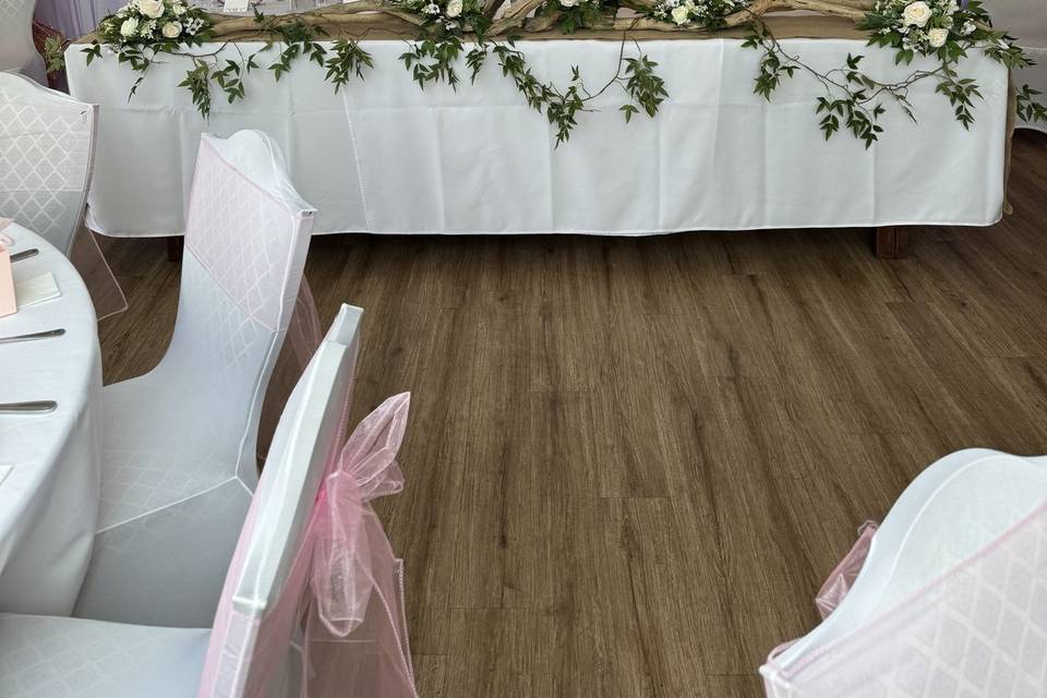 Top Table & Backdrop