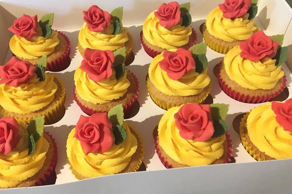 Beauty and the Beast Cupcakes