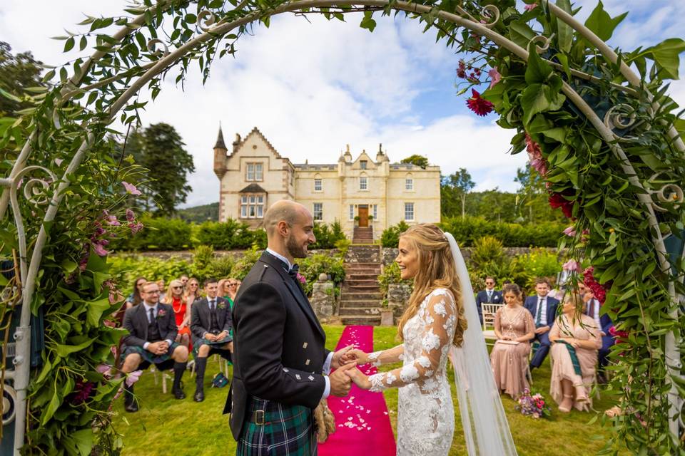 Garden ceremony