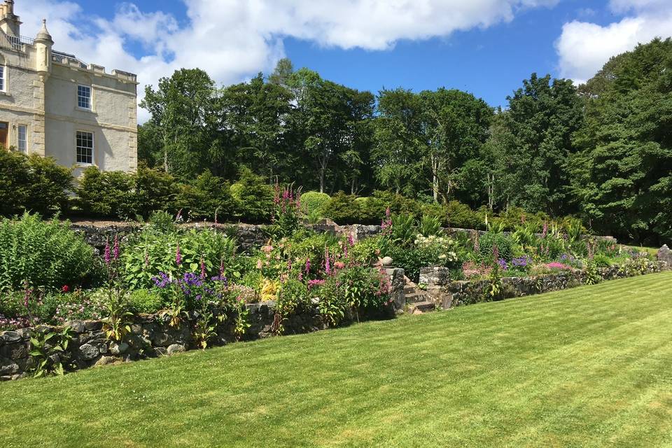 Garden at Assynt House