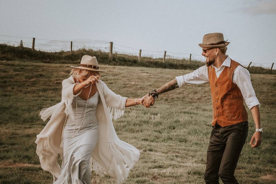 Boho Elopement Dunluce