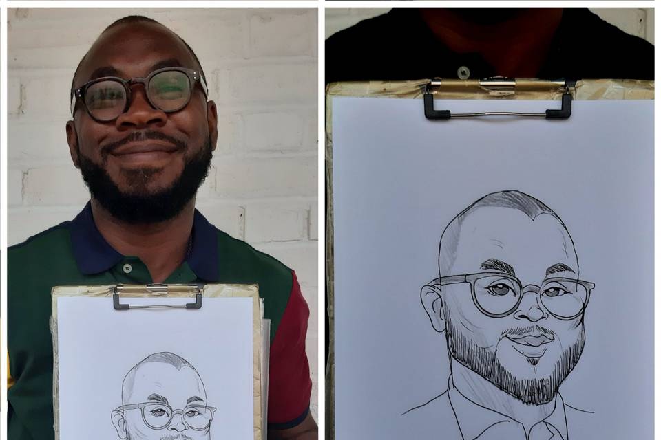 Party Caricature guest favors
