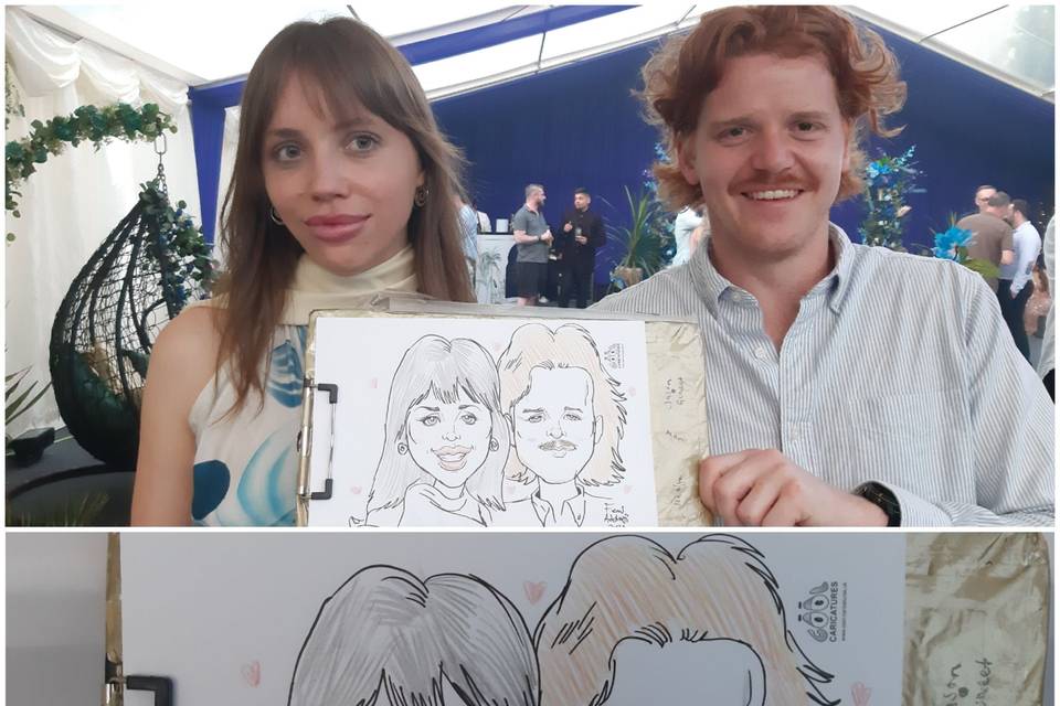 Newlyweds portrait
