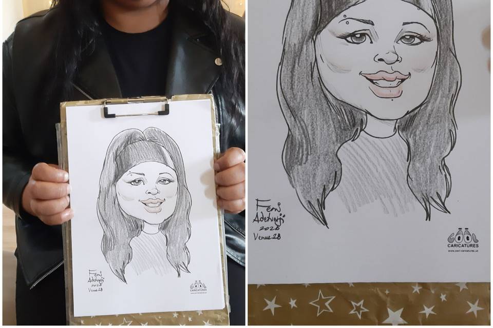 Wedding Caricature gifts UK