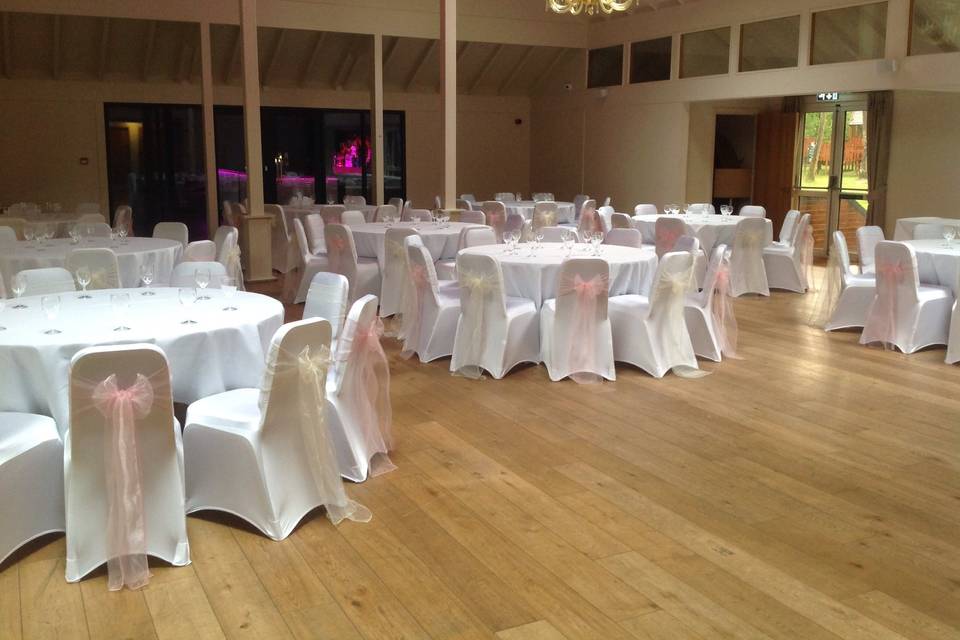 Decorated venue