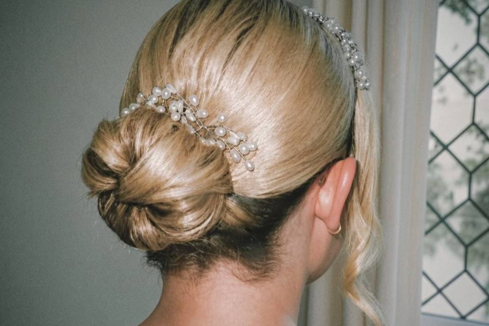 Bride hair