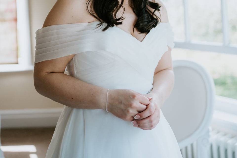 Bride ready to get married