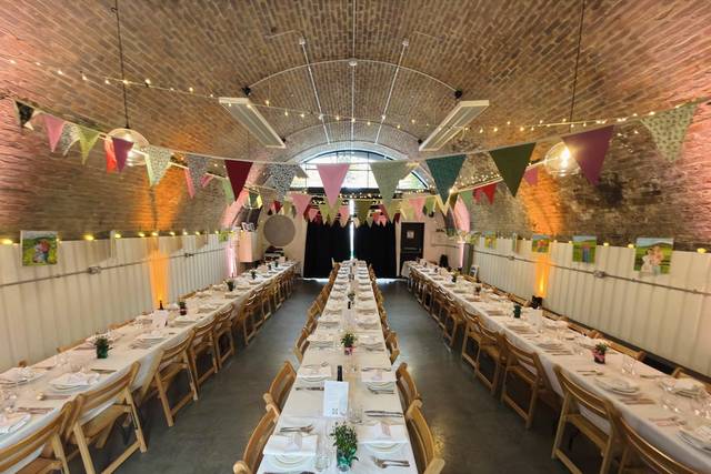 Wedding table set up